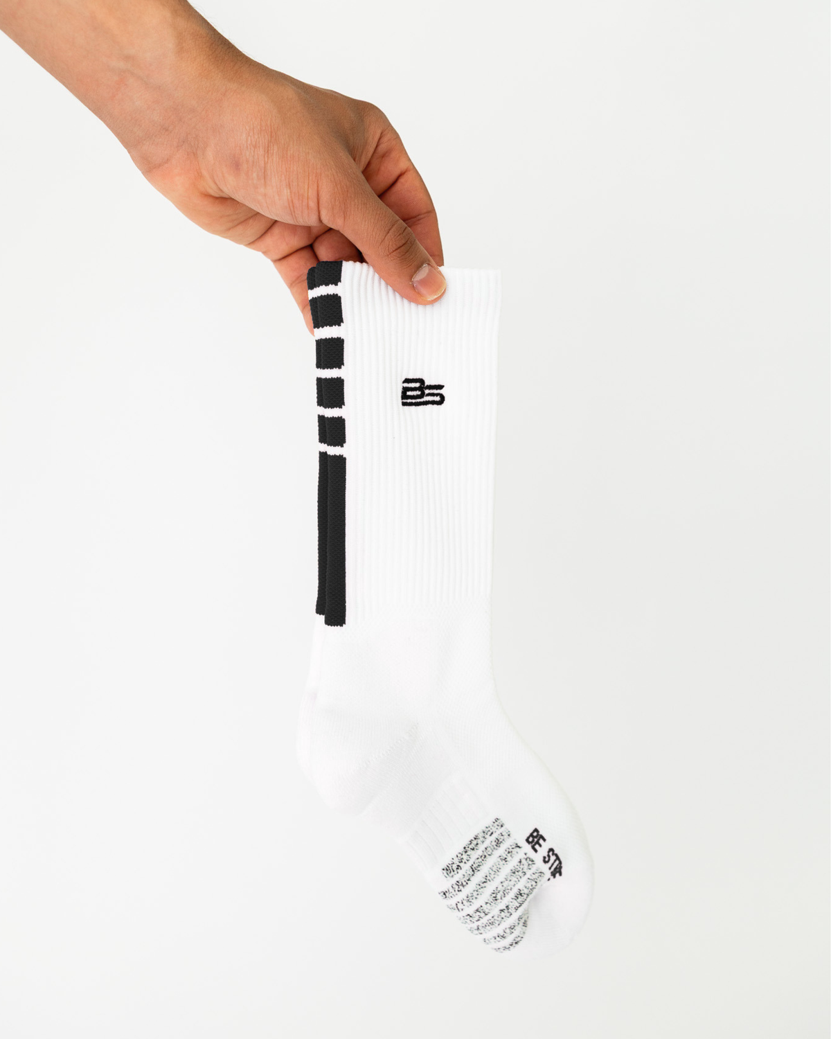 Chaussettes de compression sport BE STRIDE PERFORM noires