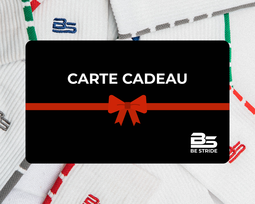 Carte cadeau BE STRIDE, idée cadeau pour sportif